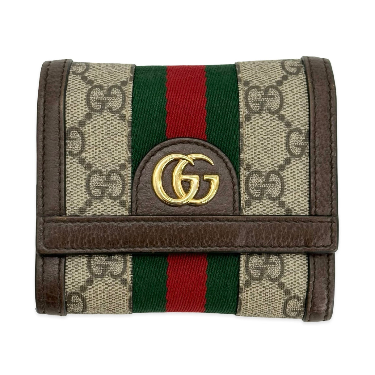 GUCCI: GG Supreme Ophidia Compact Wallet