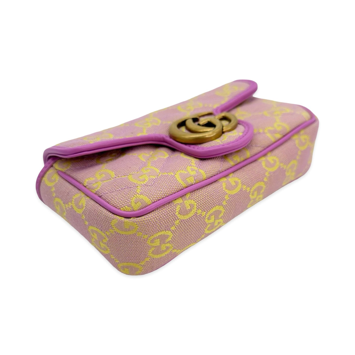 GG Canvas Super Mini Marmont Chain Bag