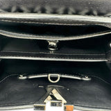 Woven Leather Capucines BB