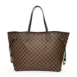 LOUIS VUITTON: Damier Ebene Neverfull GM