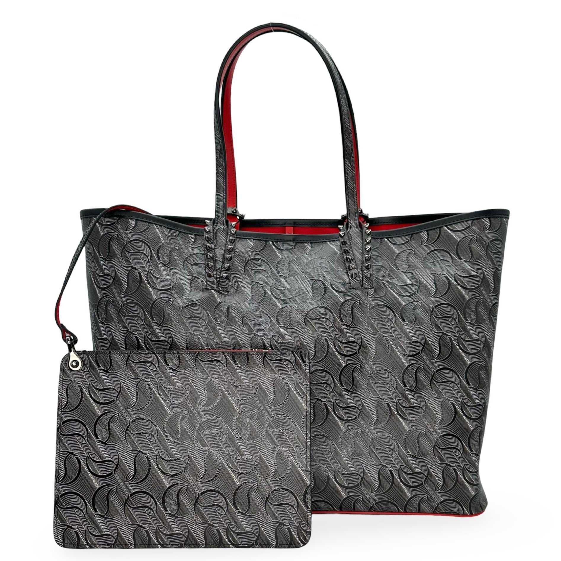 CHRISTIAN LOUBOUTIN Toile Monogram East West Cabata Tote Luv Luxe Scottsdale