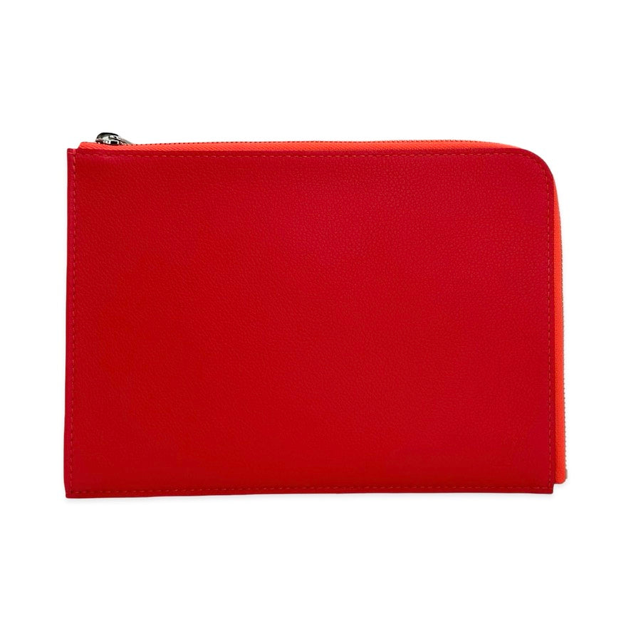 Taurillon Leather Poche Documents Portfolio Case