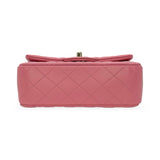 CHANEL: Quilted Lambskin Mini Top Handle Flap Bag