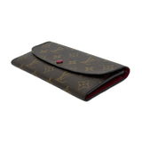 LOUIS VUITTON: Monogram Emilie Wallet