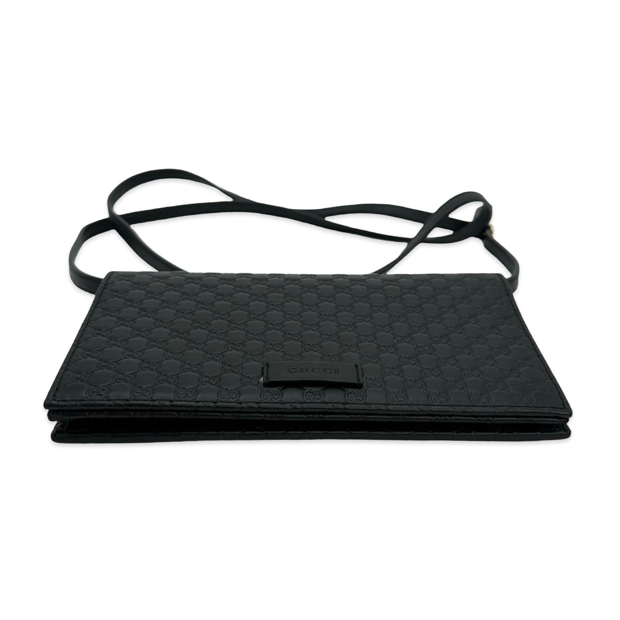 GUCCI: Microguccissima Wallet on a Strap