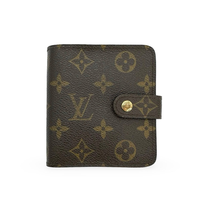 LOUIS VUITTON: Monogram Compact Bifold Wallet