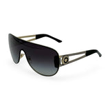 VERSACE: Shield Aviator Sunglasses