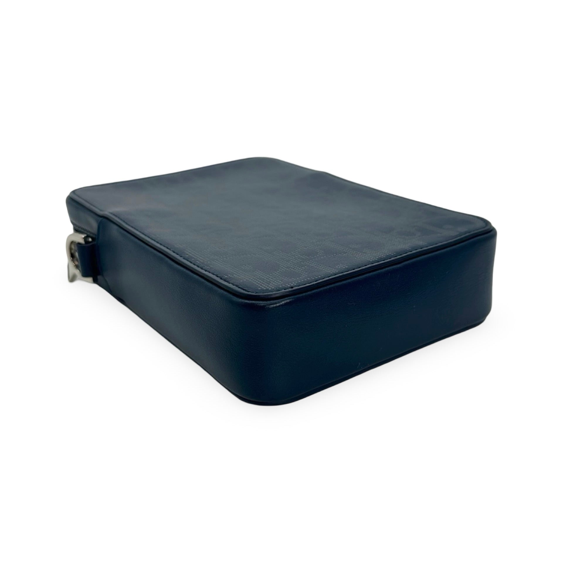 CHRISTIAN DIOR: Oblique Galaxy Calfskin World Tour Messenger Pouch