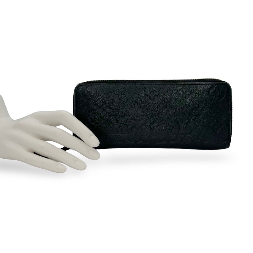 LOUIS VUITTON: Monogram Empreinte Clemence Wallet