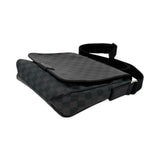 LOUIS VUITTON: Damier Graphite District PM Messenger