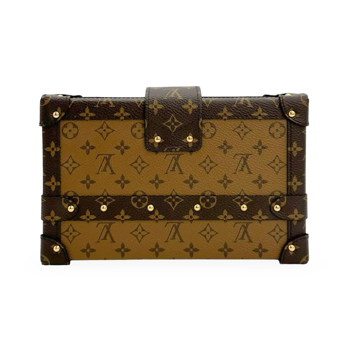 LOUIS VUITTON: Monogram Reverse Petite Malle