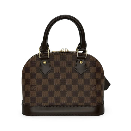 LOUIS VUITTON: Damier Ebene Alma BB