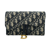 CHRISTIAN DIOR: Oblique Saddle Pouch Waist Bag