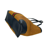 GUCCI: Raffia Ophidia Large Tote