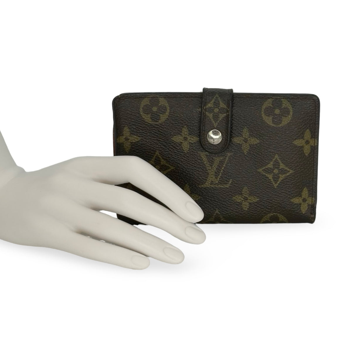 LOUIS VUITTON: Monogram Porte Monnaie Viennois Wallet