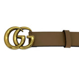 GUCCI: Leather GG Marmont Wide Belt