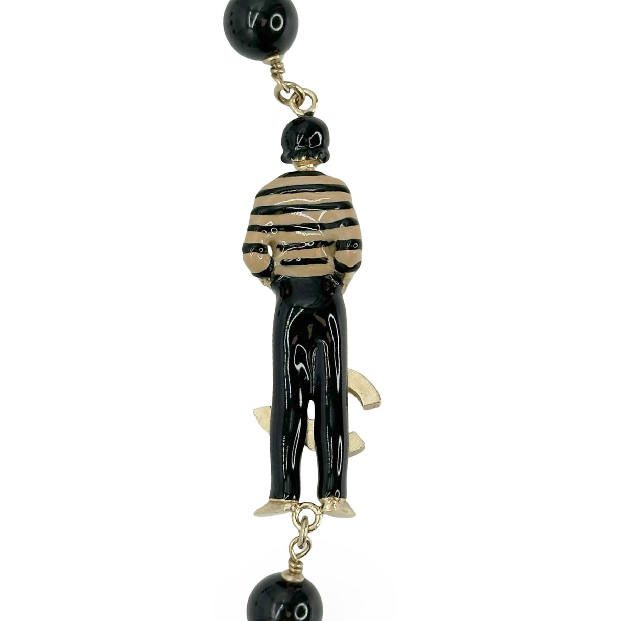 CHANEL: 100th Anniversary CC Enamel Beaded Long Necklace