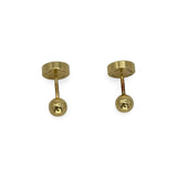 CARTIER: Pair of Gold Love Earrings