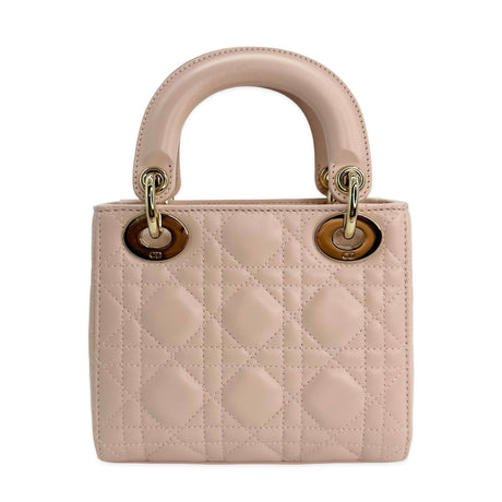 CHRISTIAN DIOR: Cannage Mini Lady Dior
