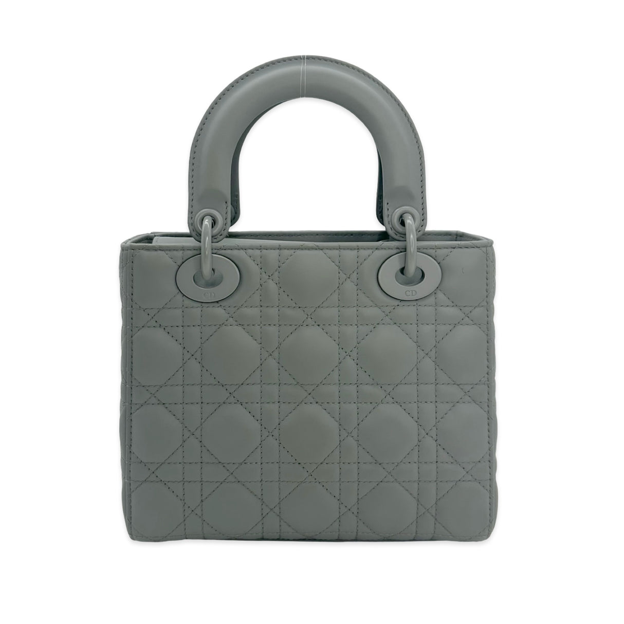 CHRISTIAN DIOR: Cannage Ultramatte My ABCDior Small Lady Dior