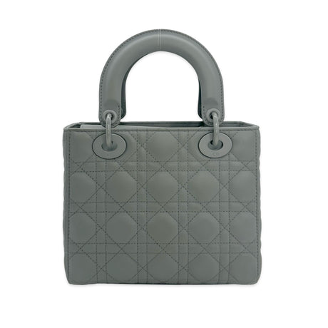 CHRISTIAN DIOR: Cannage Ultramatte My ABCDior Small Lady Dior