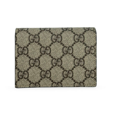 GUCCI: GG Supreme Card Case Compact Wallet