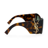 SAINT LAURENT: Tortoiseshell Blaze Sunglasses