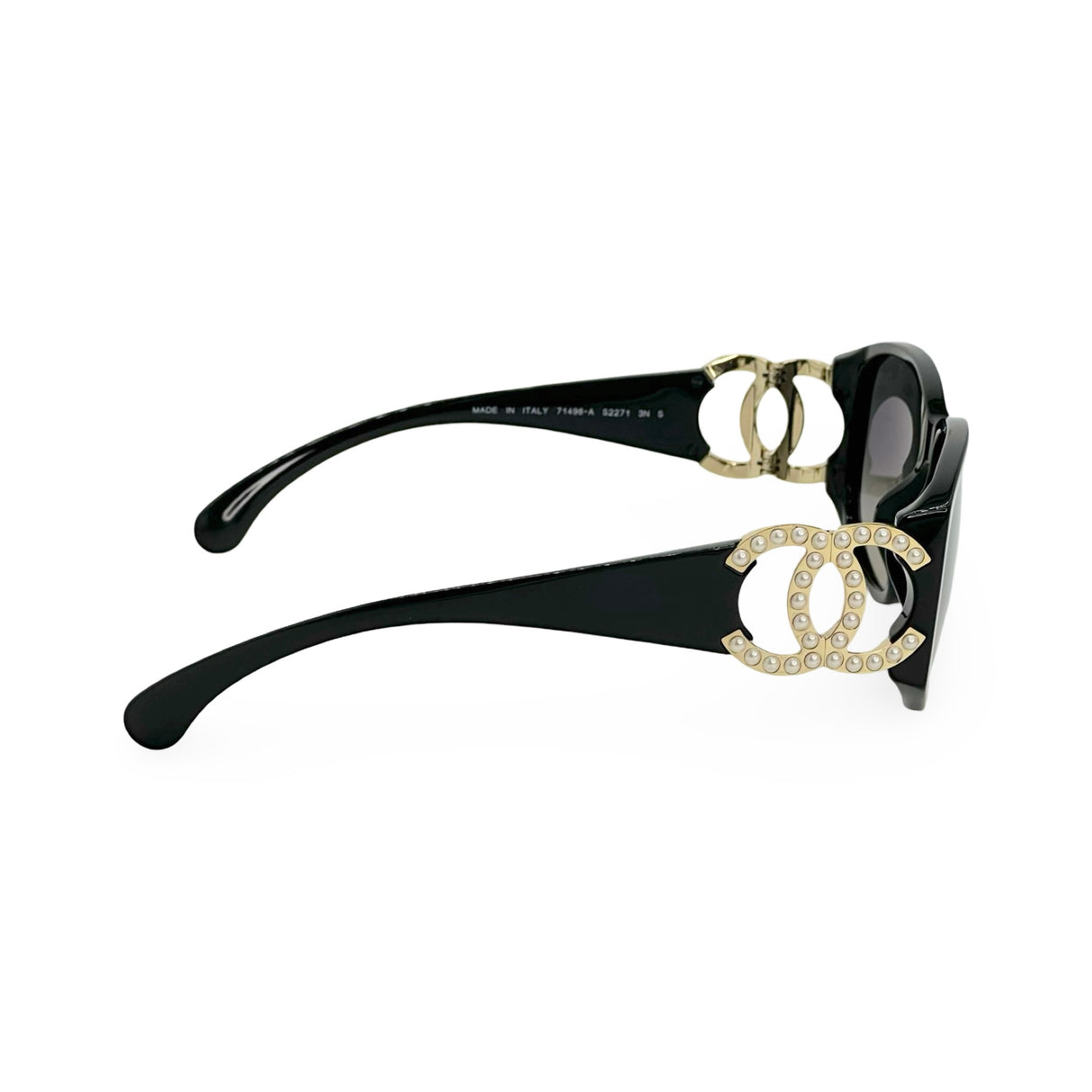 CHANEL: Pearl CC Sunglasses