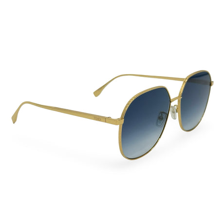 FENDI: FF Metal Wire Sunglasses
