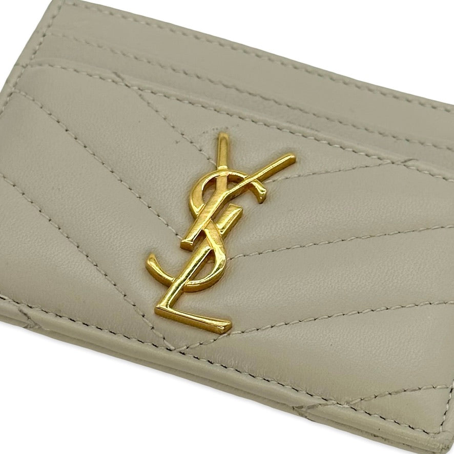 Quilted Lambskin Cassandre Card Holder
