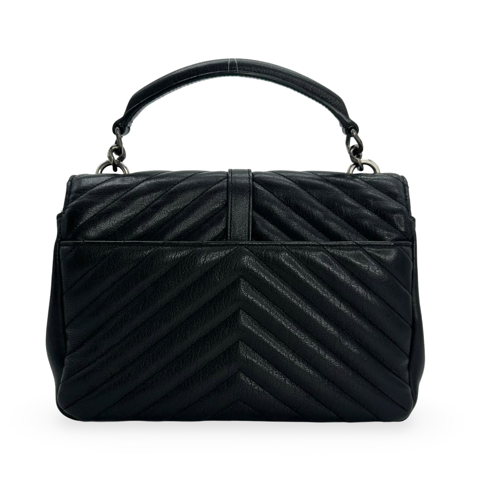 バッグ SAINT LAURENT BAG SAINT LAURENT: Quilted Calfskin Medium College Chain Bag
