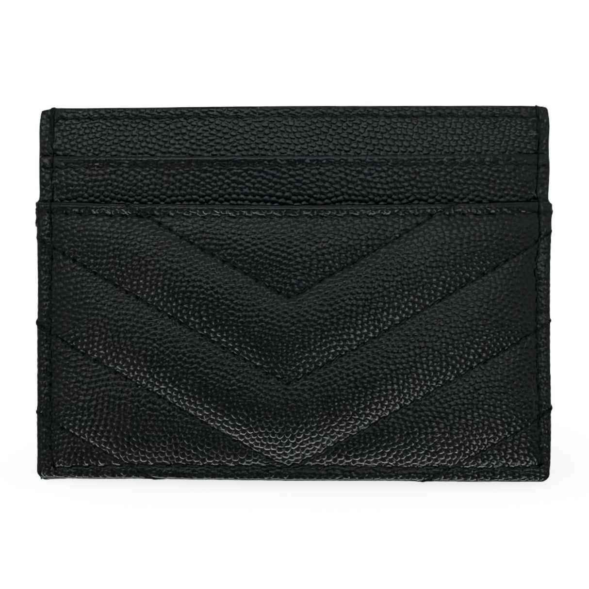 SAINT LAURENT: Grain de Poudre Cassandre Card Case