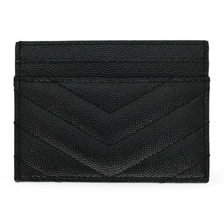 SAINT LAURENT: Grain de Poudre Cassandre Card Case