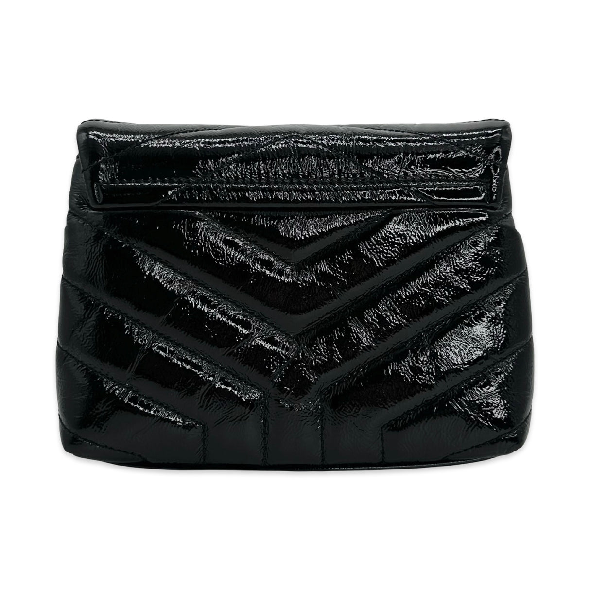 SAINT LAURENT: Quilted Patent Toy Loulou