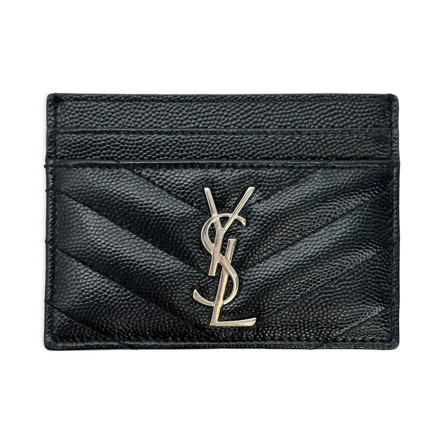 Quilted Grain de Poudre Cassandre Card Holder