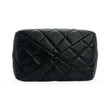 CHANEL: Quilted Lambskin Small Top Handle Shopping Bag