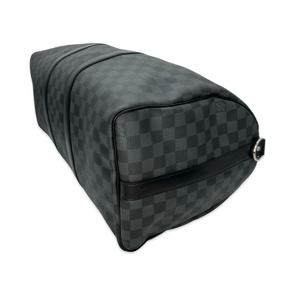 LOUIS VUITTON: Damier Graphite Keepall Bandouliere 45
