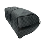 LOUIS VUITTON: Damier Graphite Keepall Bandouliere 45