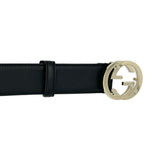 GUCCI: Leather Interlocking G Belt
