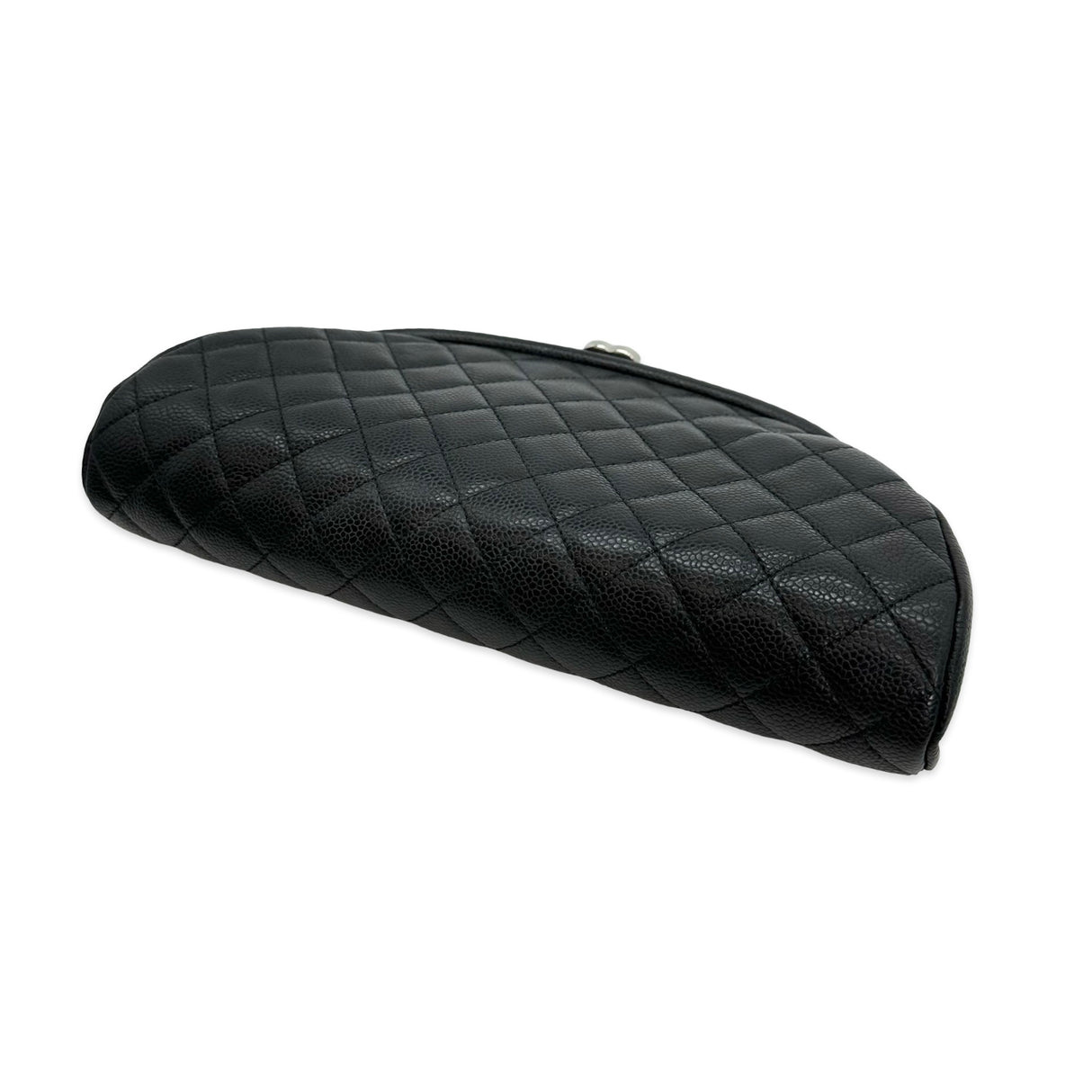CHANEL: Quilted Caviar CC Timeless Clutch