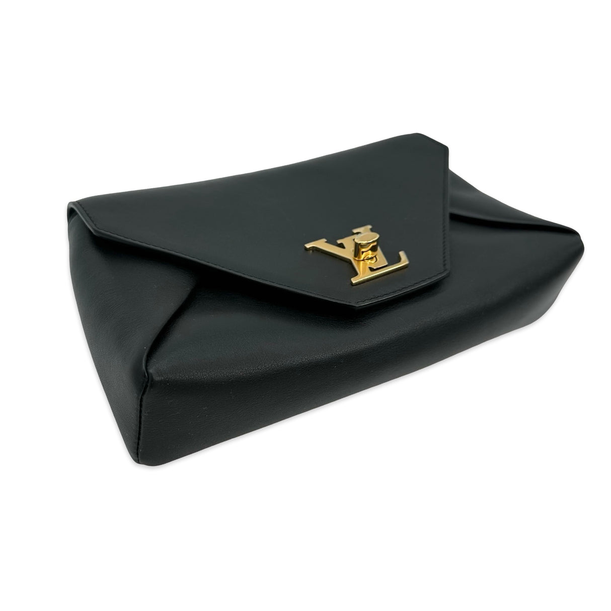 LOUIS VUITTON: Calfskin Lovenote Chain Clutch