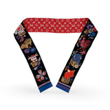 LOUIS VUITTON: Silk Monogram Superstition Bandeau