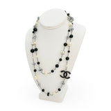 CHANEL: CC Beaded Long Necklace