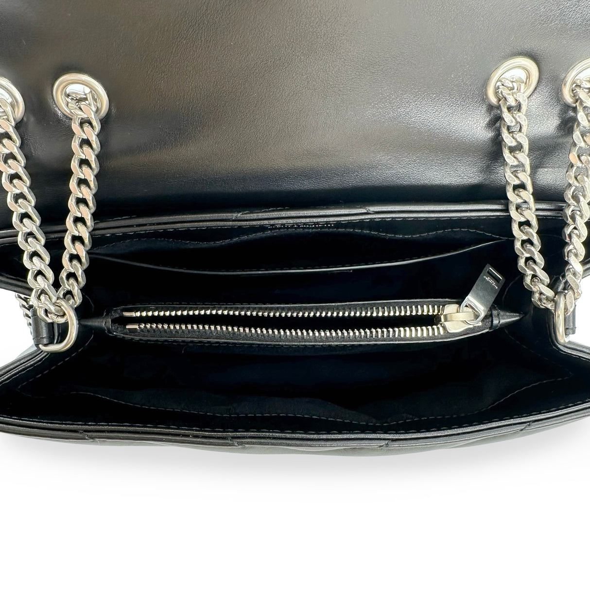 SAINT LAURENT: Quilted Leather Small LouLou