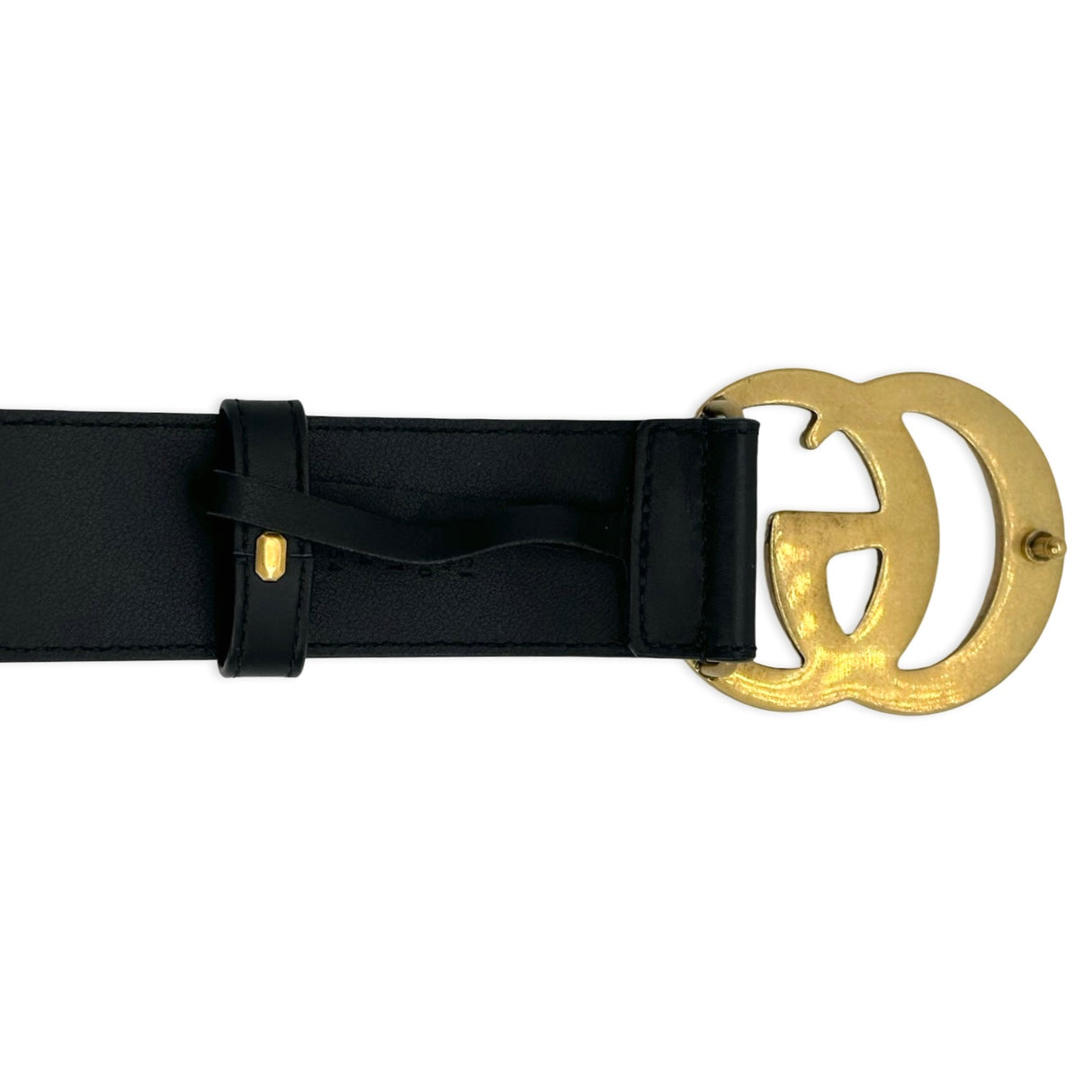 Leather GG Marmont Wide Belt