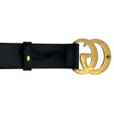 Leather GG Marmont Wide Belt