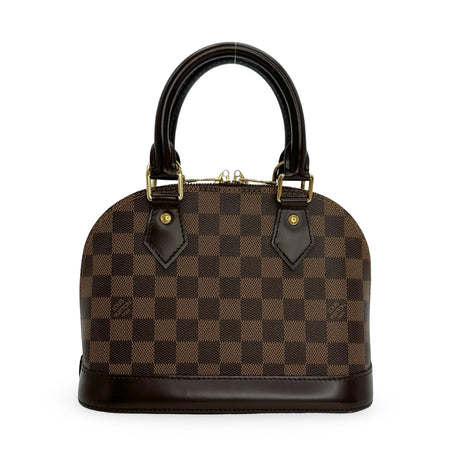 LOUIS VUITTON: Damier Ebene Alma BB