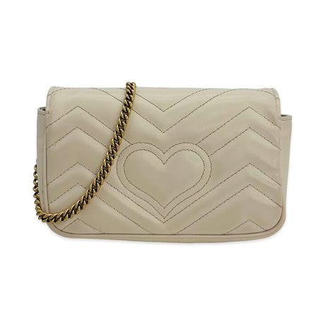 Quilted Leather GG Marmont Super Mini Chain Bag