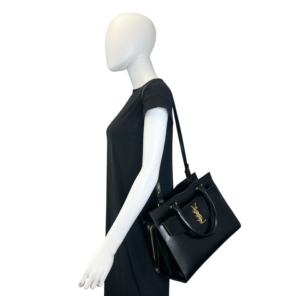 SAINT LAURENT: Leather Medium Uptown Tote