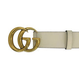 Calfskin Leather GG Marmont Wide Belt